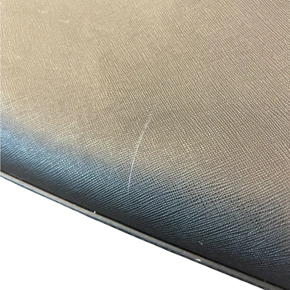 Michael Kors Black Studded Saffiano Leather Satchel‎ Crossbody Medium Purse Bag - Picture 7 of 15